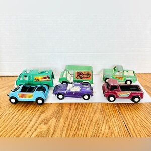 Tootsie Toys Die Cast Vehicles Lot(6) 1969-80 Fair Condition Paint Chips Read